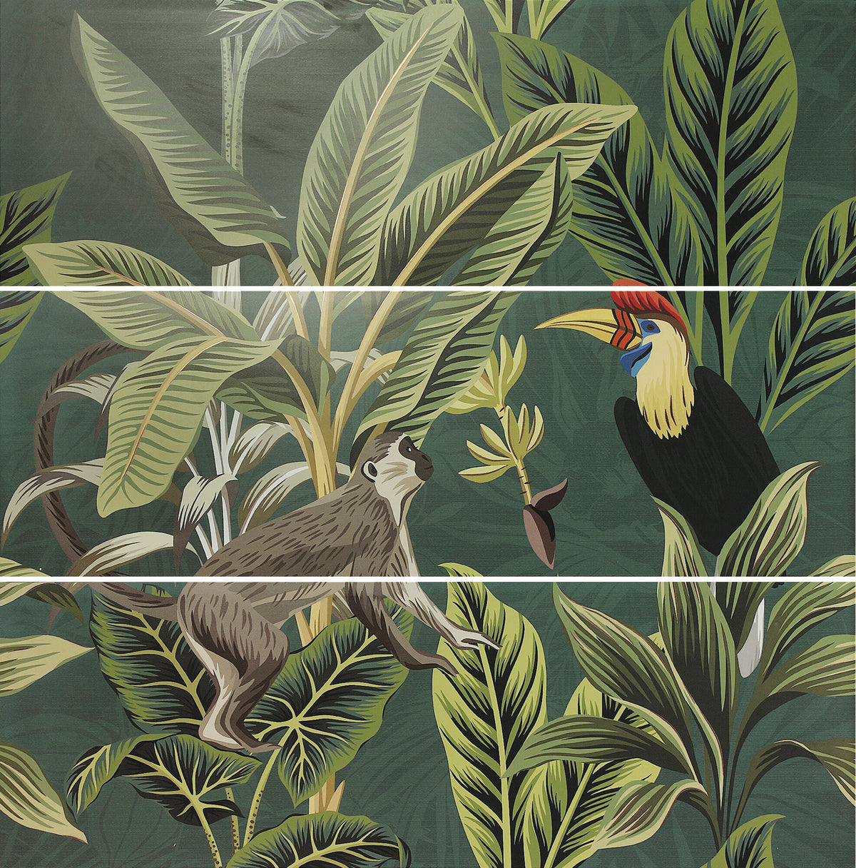 face · decor-set3-abc-toucan-green-40x120