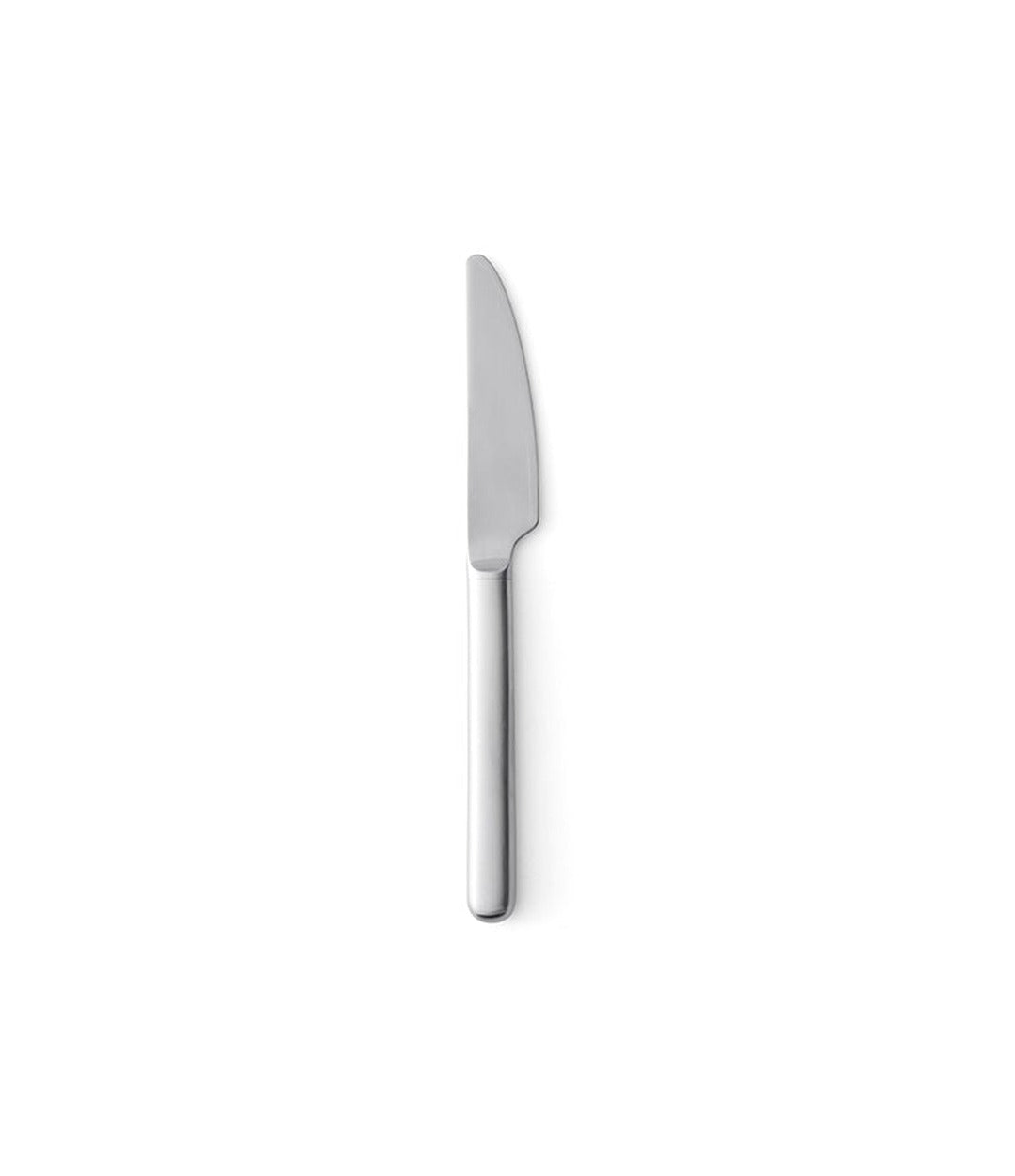 New Norm Flatware by Audo in brushed steel, knife, front view – In Dubai by WSPR