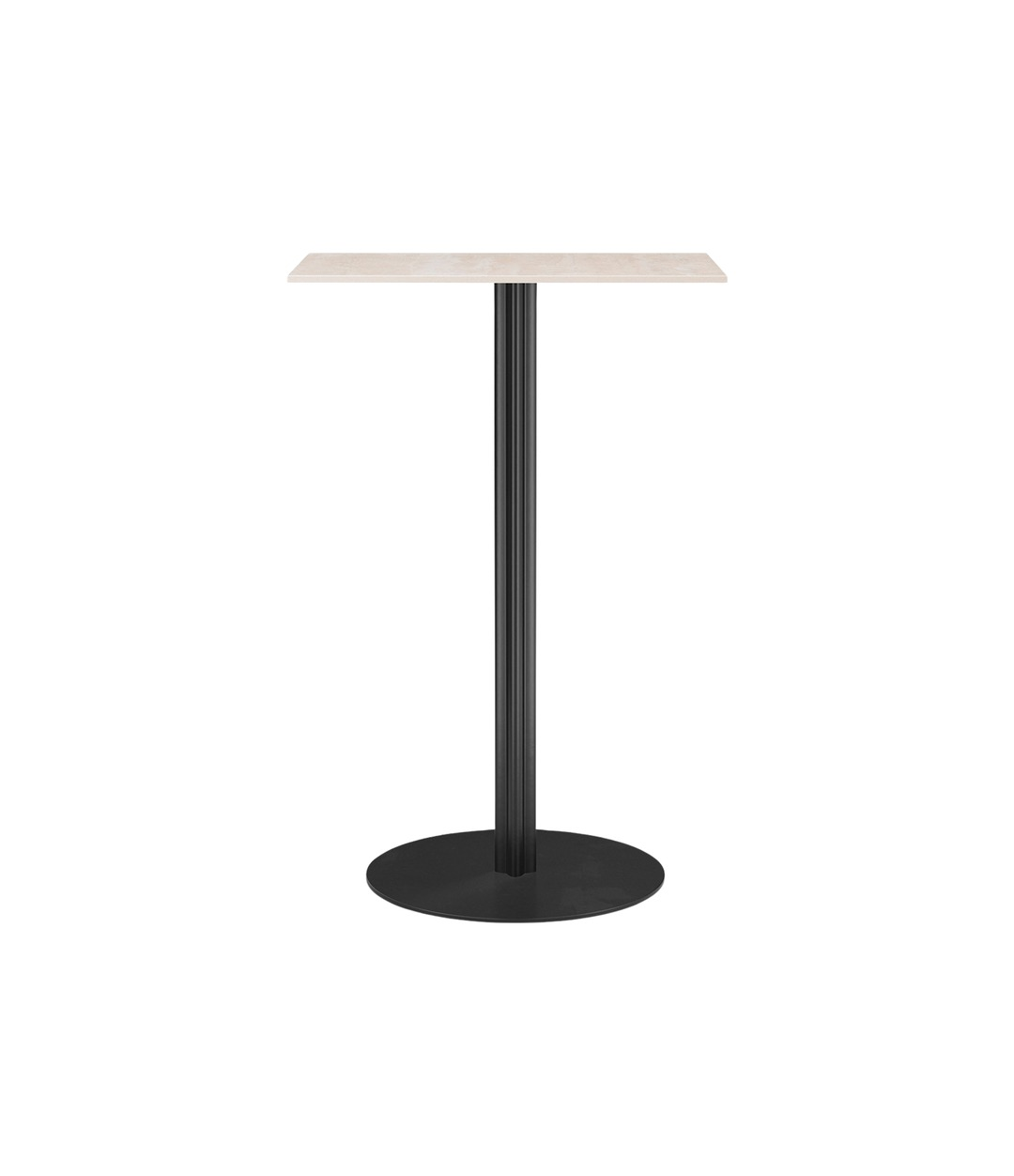 Harbour Column Bar Table 70 X 60 CM by Audo in Round Base / Ceramic Sand – In Dubai by WSPR