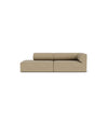 Eave Modular Sofa 96 by Audo in Audo Bouclé 02, Configuration 4 2.5-seater with left open end, front view – In Dubai by WSPR