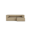 Eave Modular Sofa 96 by Audo in Audo Bouclé 02, Configuration 5 3-seater with right chaise longue, front view – In Dubai by WSPR