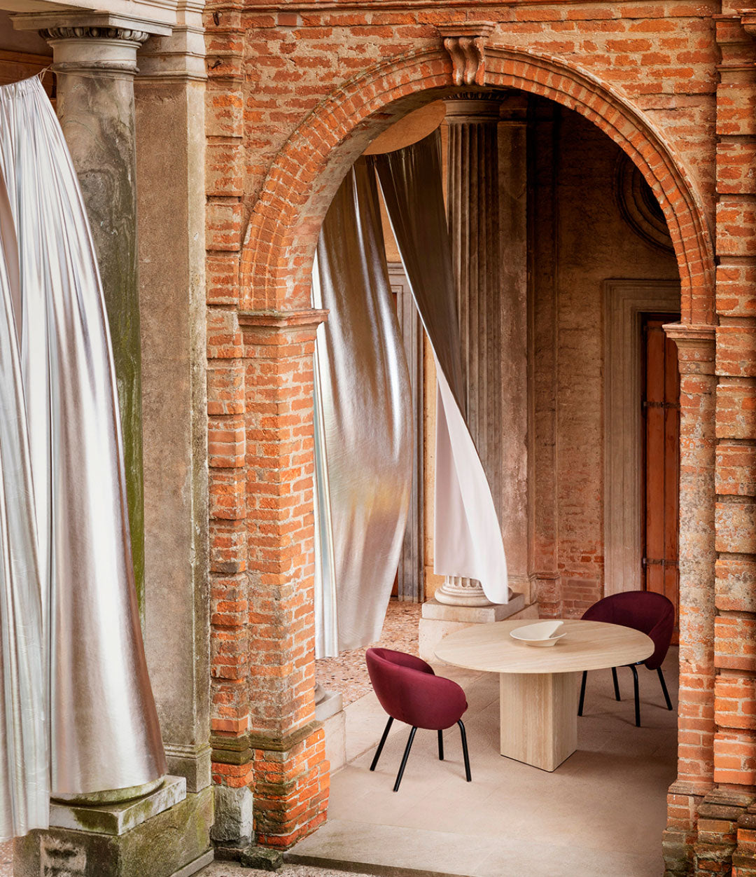 Albio Table by Miniforms styled in an interior – In Dubai by WSPR