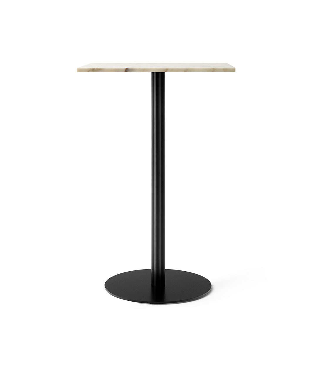 Harbour Column Bar Table 70 x 60 cm by Audo in Round Base, Estremoz Marble – In Dubai by WSPR