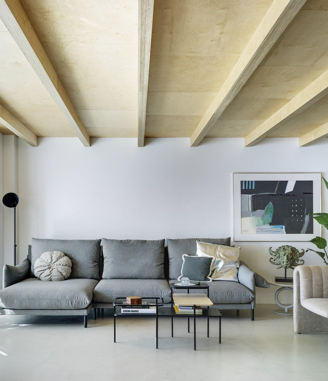 Alpino Modular Sofa, Module by Sancal styled in a living room – In Dubai by WSPR