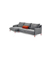 Alpino Modular Sofa, Module by Sancal with chaise longue, three-quarter view – In Dubai by WSPR