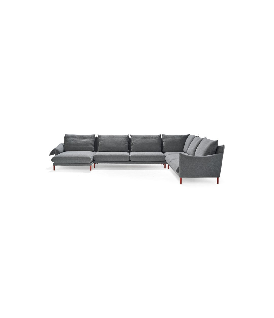 Alpino Modular Sofa, Module by Sancal in a corner layout – In Dubai by WSPR