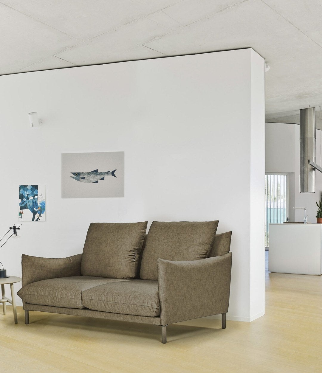 Alpino Sofa by Sancal with Plain Arm styled in an interior – In Dubai by WSPR