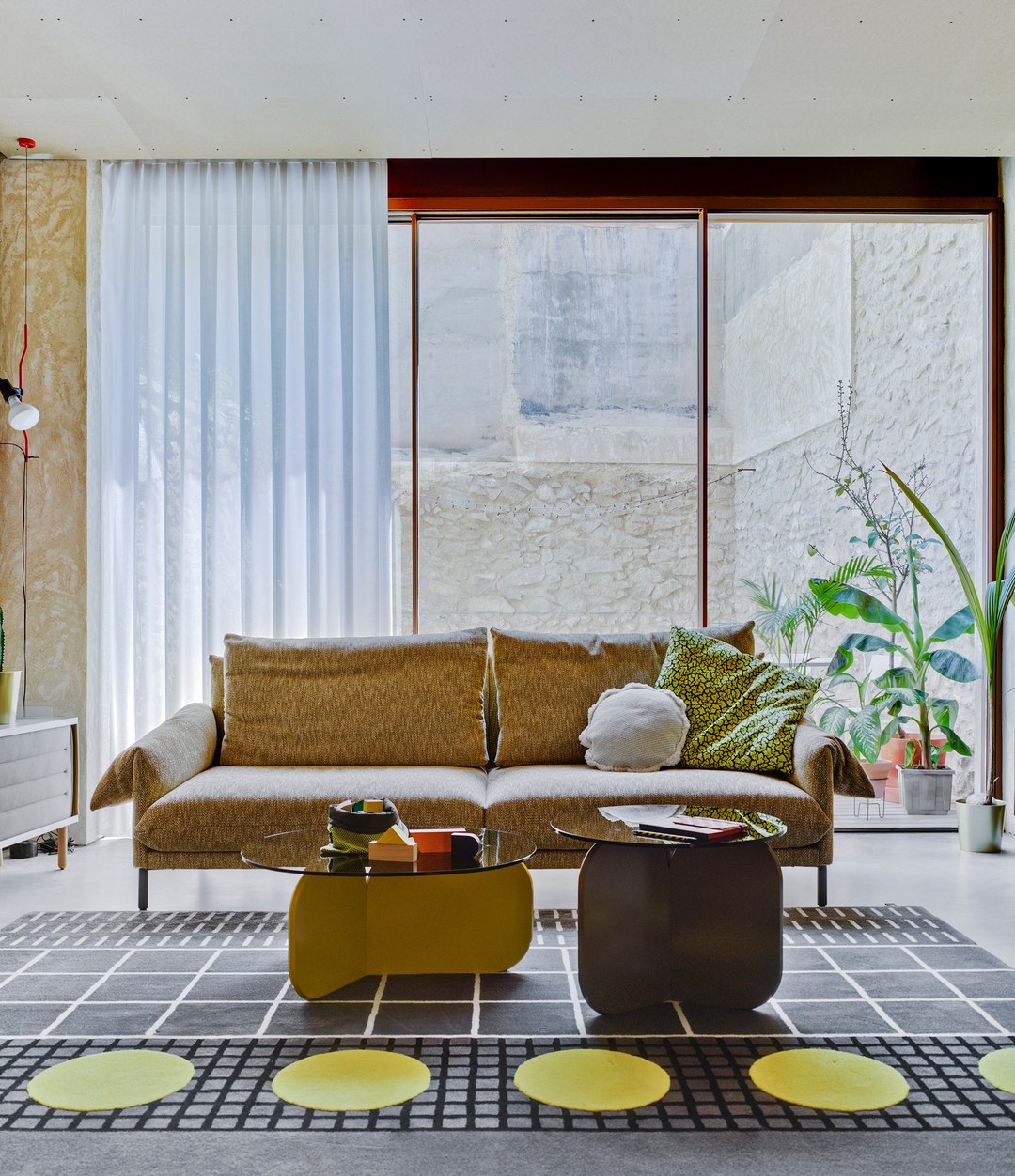 Alpino Sofa by Sancal styled in a living room – In Dubai by WSPR