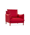 Alpino Armchair by Sancal with Plain Arm in red – In Dubai by WSPR
