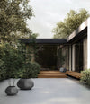 Arket Plant Pot, Mini by 101 Copenhagen in Dark Grey in a styled interior, view 2 – In Dubai by WSPR