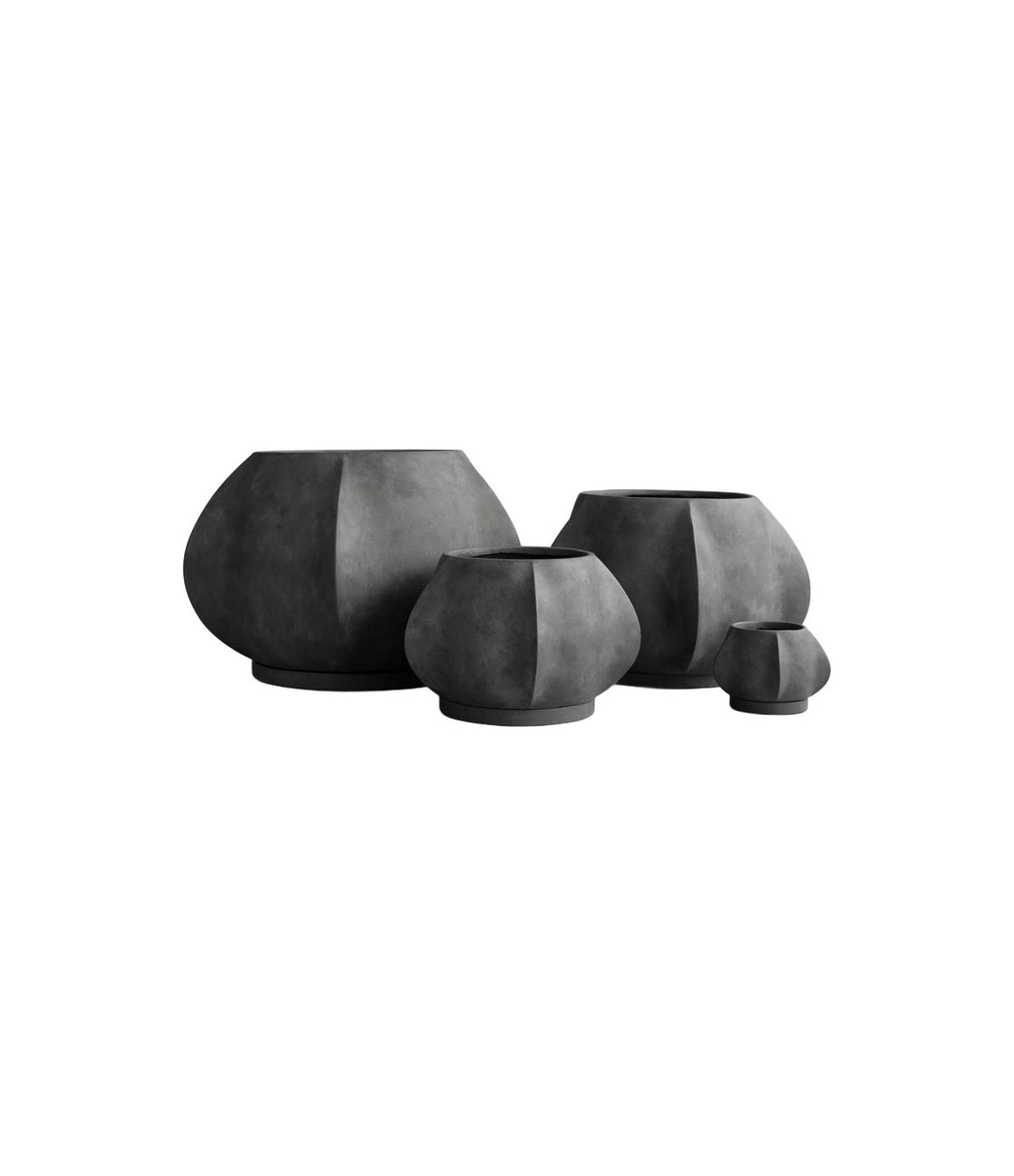 Arket Plant Pot, Mini by 101 Copenhagen in Dark Grey, view 3 – In Dubai by WSPR