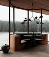 Artist Dining Table, Ø120 by 101 Copenhagen in H35mm / Coffee Black Oak, view 2 – In Dubai by WSPR