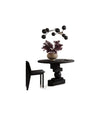 Artist Dining Table, Ø120 by 101 Copenhagen in H35mm / Coffee Black Oak, view 3 – In Dubai by WSPR