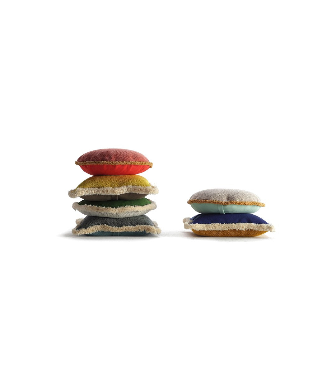 Bang! Cushion by Sancal stacked in round and square shapes – In Dubai by WSPR