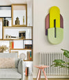 Beetle Acoustic Panel by Sancal on a wall beside shelving – In Dubai by WSPR