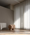 Big Foot Bench, Petit by 101 Copenhagen in Nubuck in a styled interior – In Dubai by WSPR