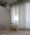 Big Foot Bench, Petit by 101 Copenhagen in Sandshell in a styled interior – In Dubai by WSPR