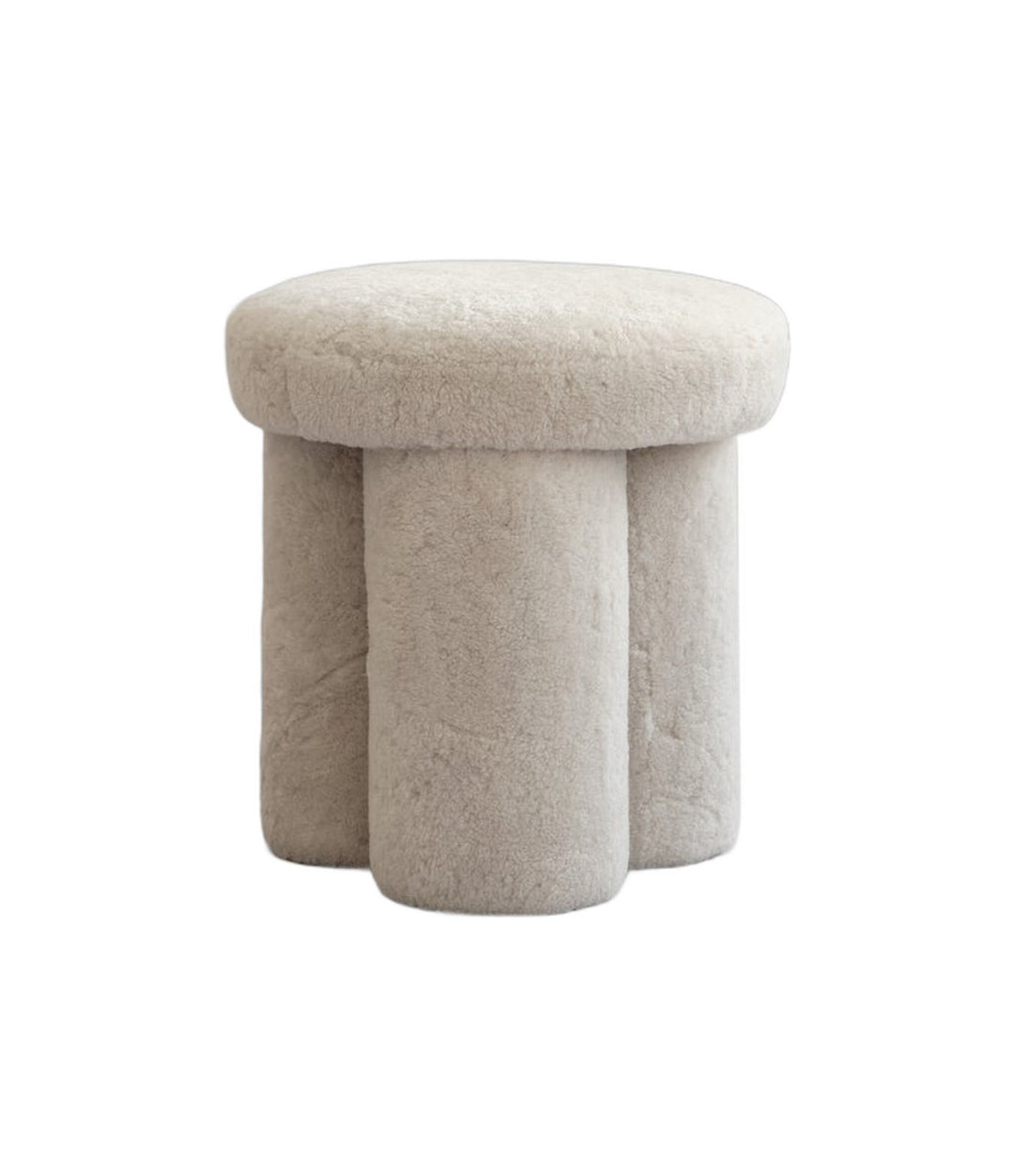 Big Foot Stool by 101 Copenhagen in Sheepskin – In Dubai by WSPR