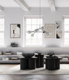 Big Foot Table, Tall by 101 Copenhagen in Coffee in a styled interior – In Dubai by WSPR