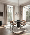 Bloom Tray, Big by 101 Copenhagen in Dark Green in a styled interior – In Dubai by WSPR