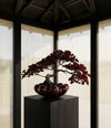 Bloom Tray, Big by 101 Copenhagen in Maroon in a styled interior – In Dubai by WSPR