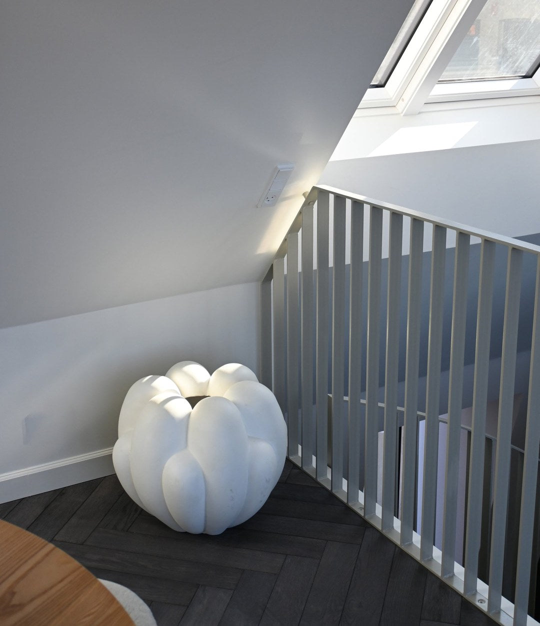 Bloom Vase, Big by 101 Copenhagen in Bone White in a styled interior – In Dubai by WSPR