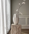 Bloom Vase Slim, Mini by 101 Copenhagen in Bone White in a styled interior – In Dubai by WSPR