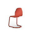 Body Chair by Sancal in red on a cantilever base – In Dubai by WSPR