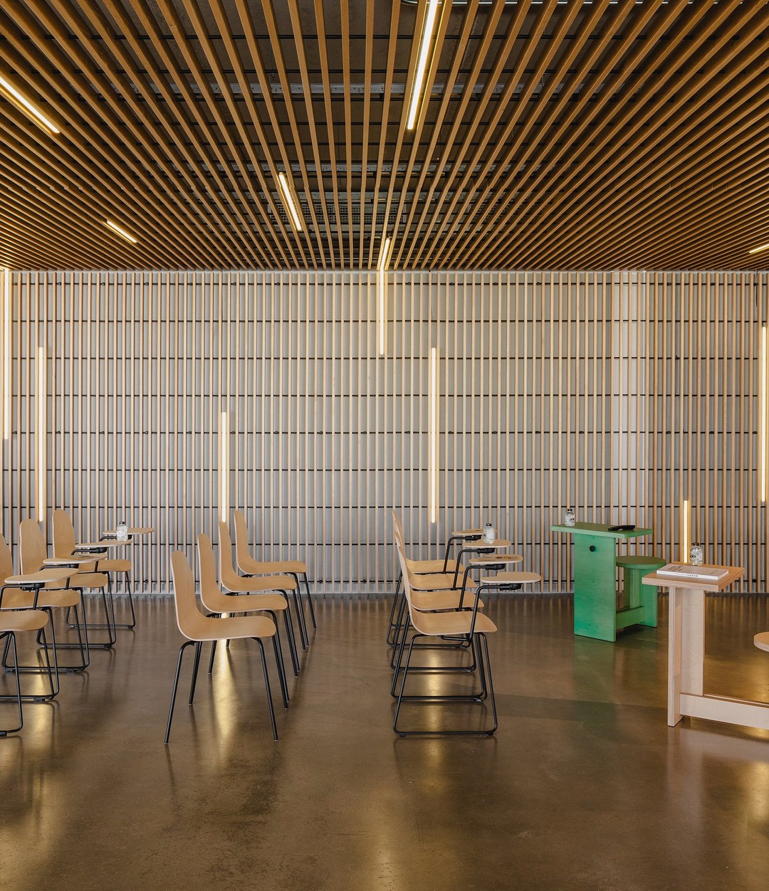 Body Chair by Sancal in an auditorium – In Dubai by WSPR
