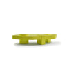 Bold Coffee Table by Sancal 180 × 98 cm in high gloss lime lacquer, front view – In Dubai by WSPR