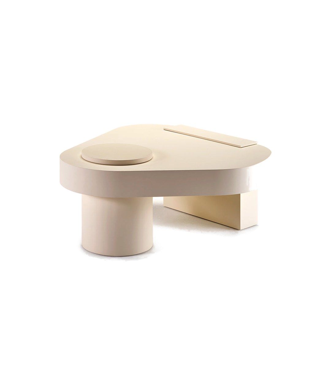 Bold Coffee Table by Sancal 100 × 100 cm in extra matte lacquer – In Dubai by WSPR