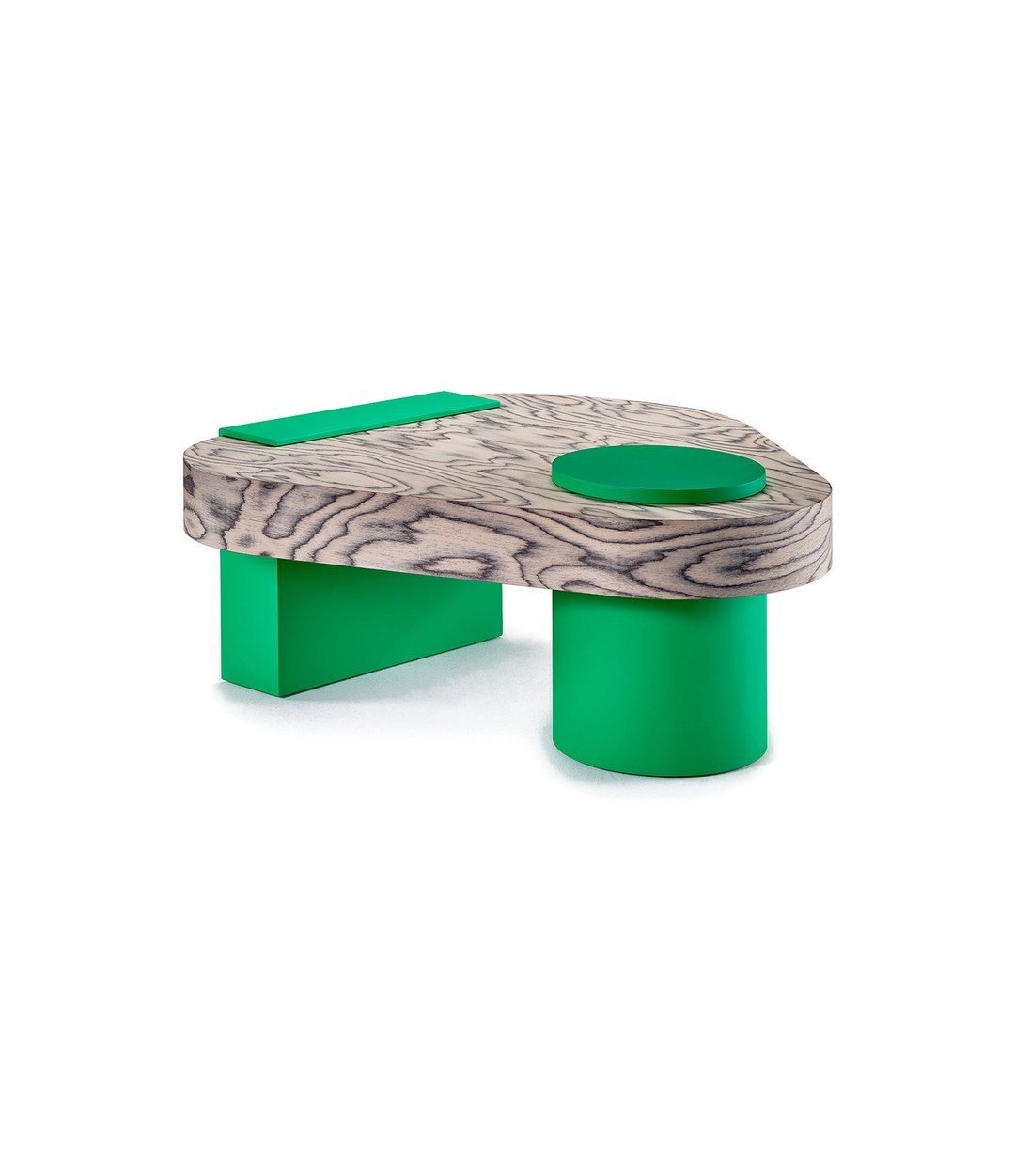 Bold Coffee Table by Sancal 100 × 100 cm Designer's Edition with green bases – In Dubai by WSPR