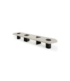 Bold Conference Table by Sancal in cream with black bases – In Dubai by WSPR