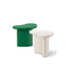 Bonbon Coffee Table by Miniforms in green and cream lacquer, two triangular tables – In Dubai by WSPR