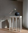 Bow Console by 101 Copenhagen in Birch in a styled interior, view 3 – In Dubai by WSPR