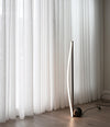 Bow Floor Lamp by 101 Copenhagen in Bronze in a styled interior – In Dubai by WSPR