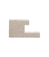Brick Candle Holder, Low by 101 Copenhagen in Limestone – In Dubai by WSPR
