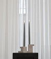Brick Candle Holder, Tall by 101 Copenhagen in Limestone in a styled interior, view 3 – In Dubai by WSPR
