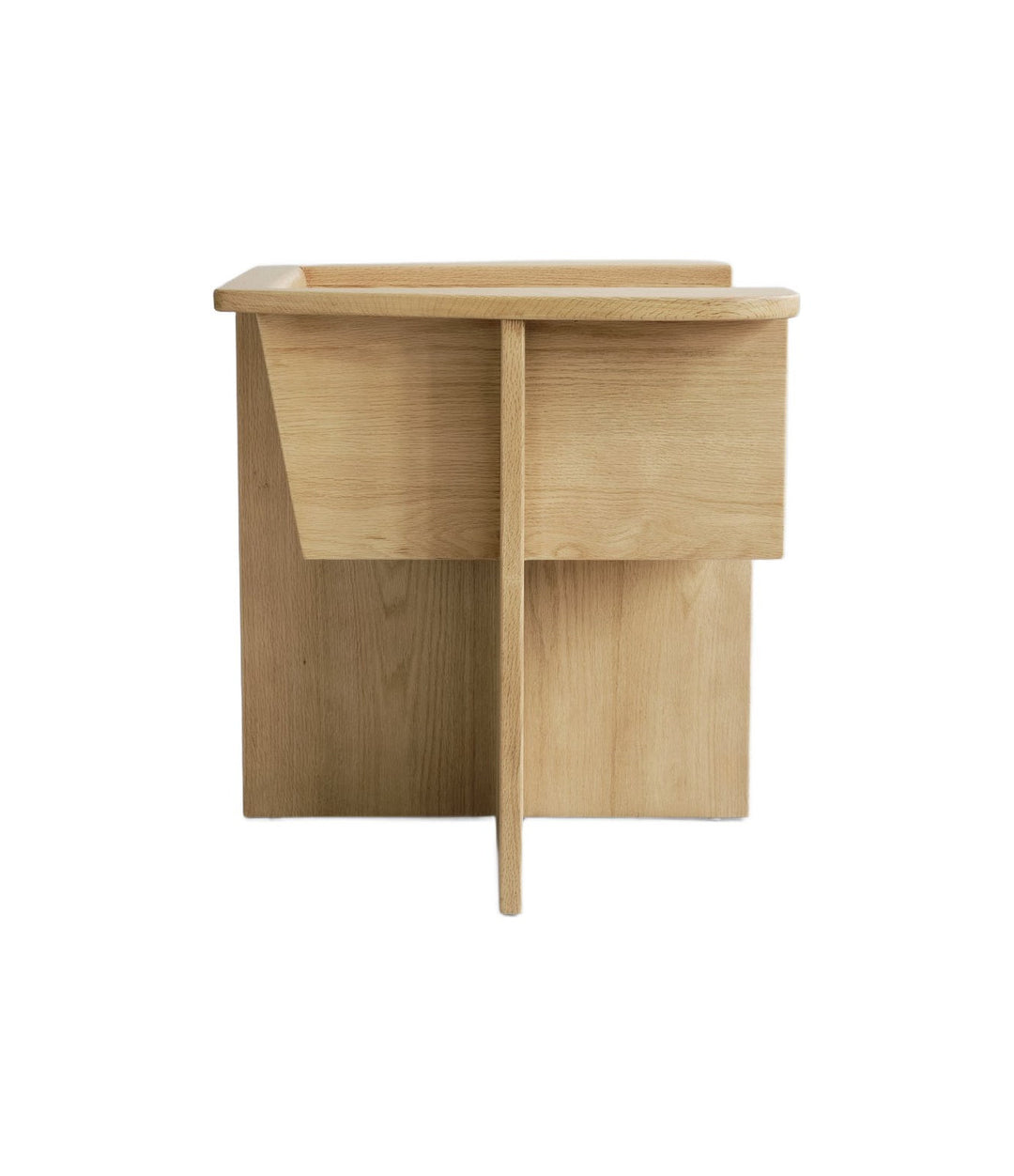 Brutus Lounge Chair by 101 Copenhagen in Natural Oak, view 3 – In Dubai by WSPR