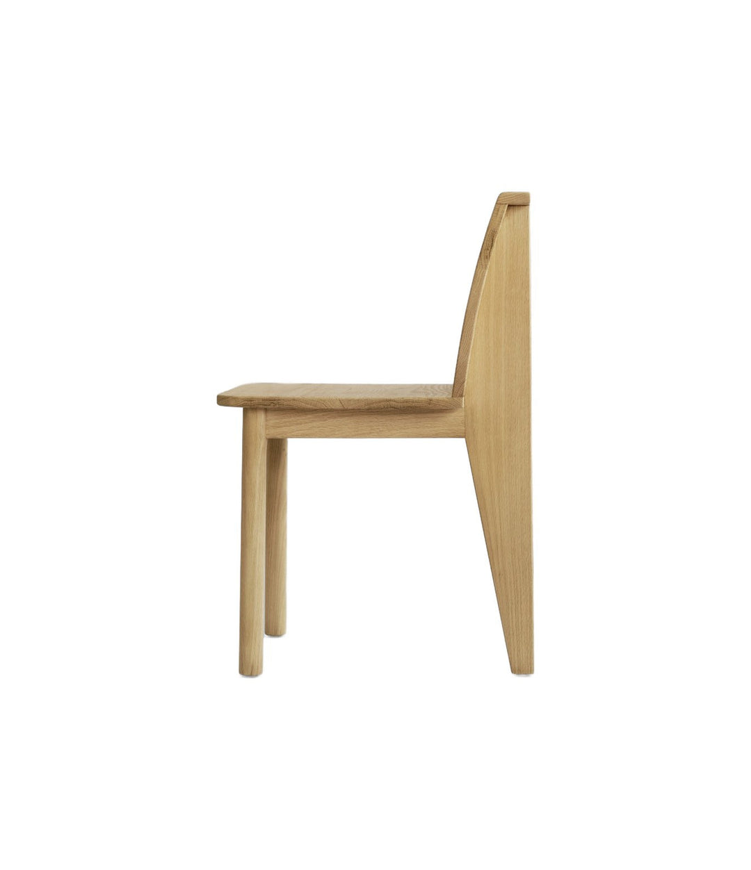 Brutus Slim Dining Chair by 101 Copenhagen in Natural Oak, view 3 – In Dubai by WSPR