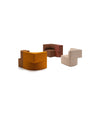 Canto Modular Sofa by Sancal in orange, brown and beige, single modules – In Dubai by WSPR