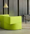 Canto Modular Sofa by Sancal in lime in a lounge – In Dubai by WSPR
