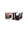 Cita Bistro Table by Sancal with benches and chairs – In Dubai by WSPR