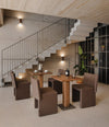 Cita Bistro Table by Sancal with chairs in a restaurant – In Dubai by WSPR