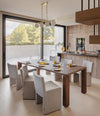Cita Chair by Sancal in grey in a bright dining room – In Dubai by WSPR