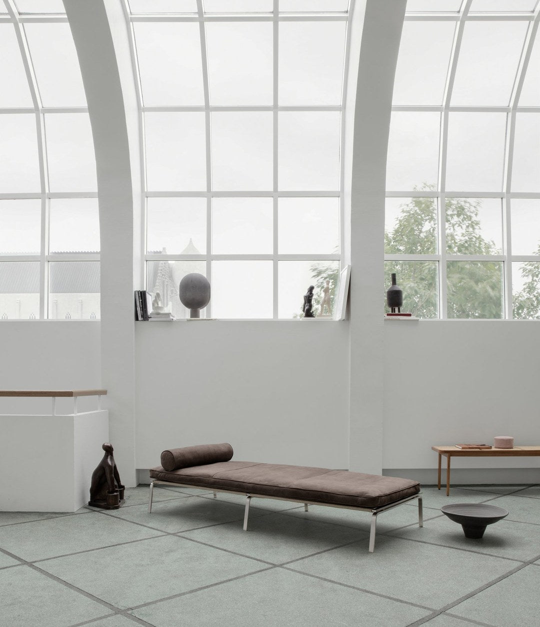 Clam Table Lamp by 101 Copenhagen in Oxidized in a styled interior, view 2 – In Dubai by WSPR