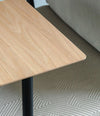 Click Modular Sofa by Sancal detail of the oak side table – In Dubai by WSPR