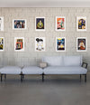 Click Modular Sofa by Sancal a long composition in a gallery space – In Dubai by WSPR