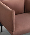Click Sofa by Sancal detail of the upholstered arm – In Dubai by WSPR