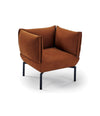Click Armchair by Sancal in rust – In Dubai by WSPR